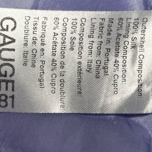 Gauge81 Naha Lilac Silk Draped Long Sleeve Mini Dress XS NWT $470 - Picture 9 of 15